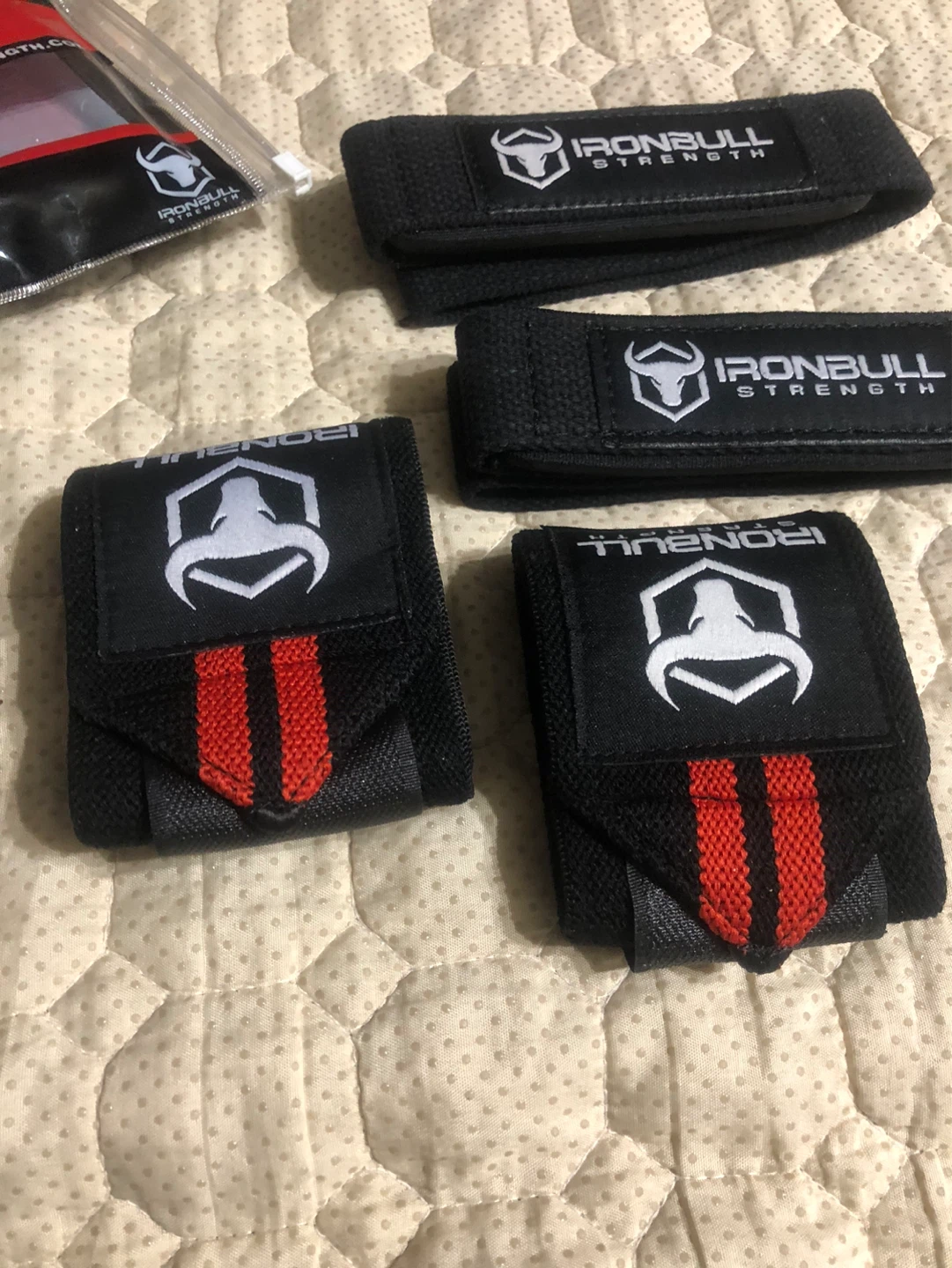 New-IIron Bull Strength Heavy Duty Wrist Wraps
