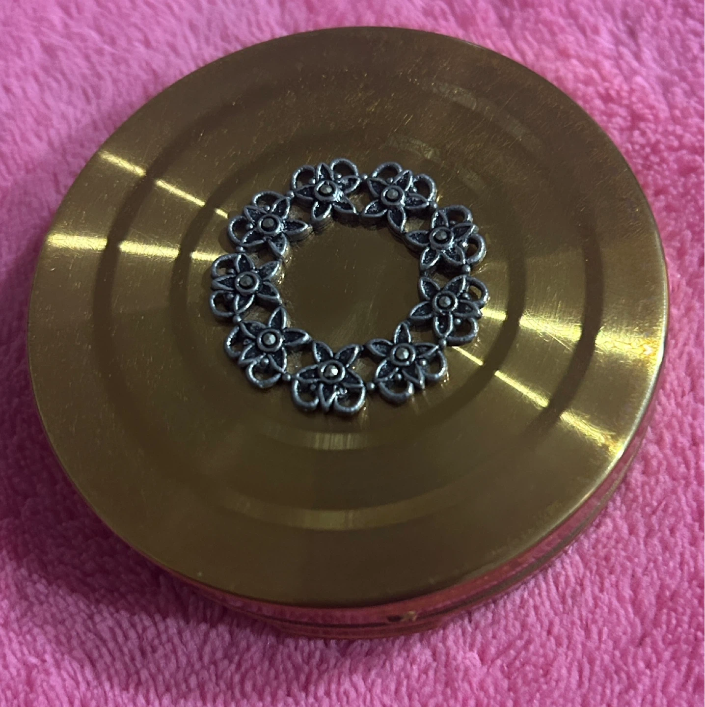 Vintage Margaret Rose Convertible Compact Made in England