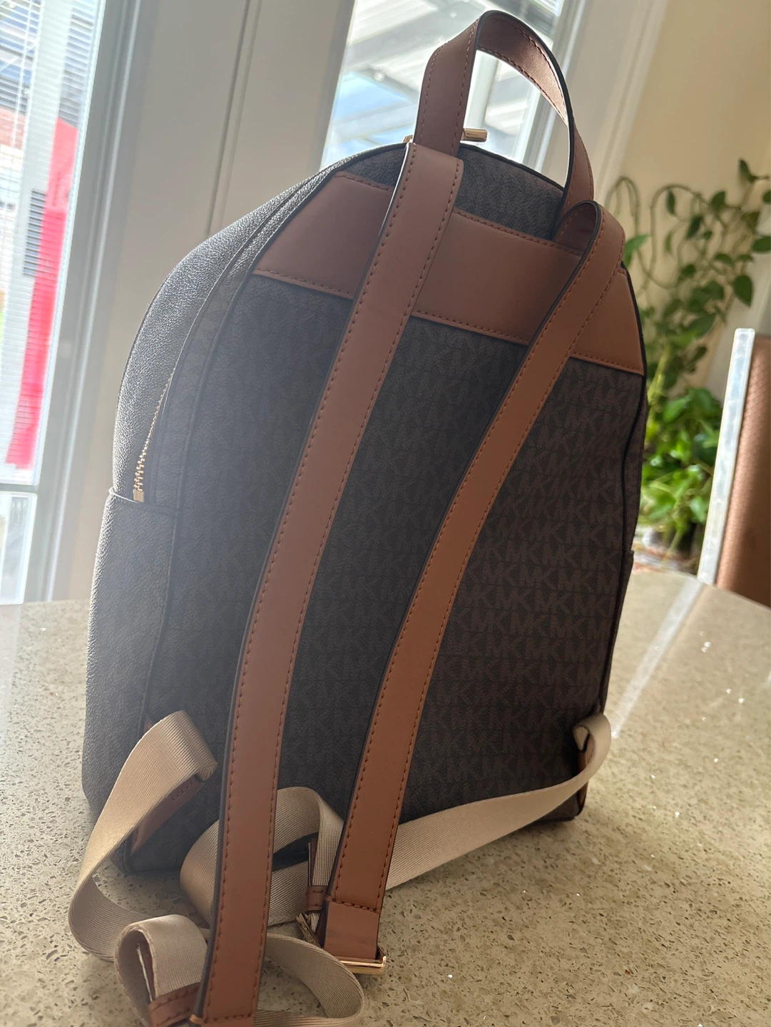 Michael Kors Brown MK Signature Backpack - photo 2