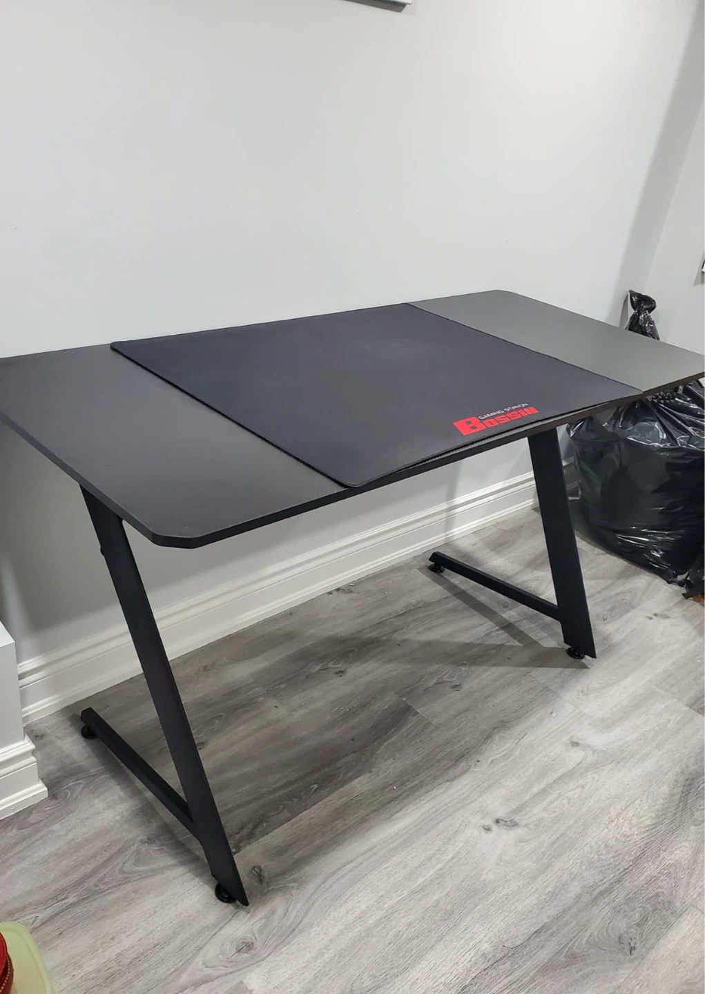 BOSSIN 63” Gaming Desk – Z Shape + Free Mouse Pad (Black) - photo 2