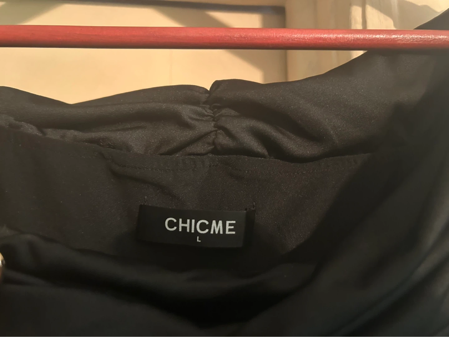 CHICME Black Off-the-Shoulder Maxi Dress Size L - photo 4