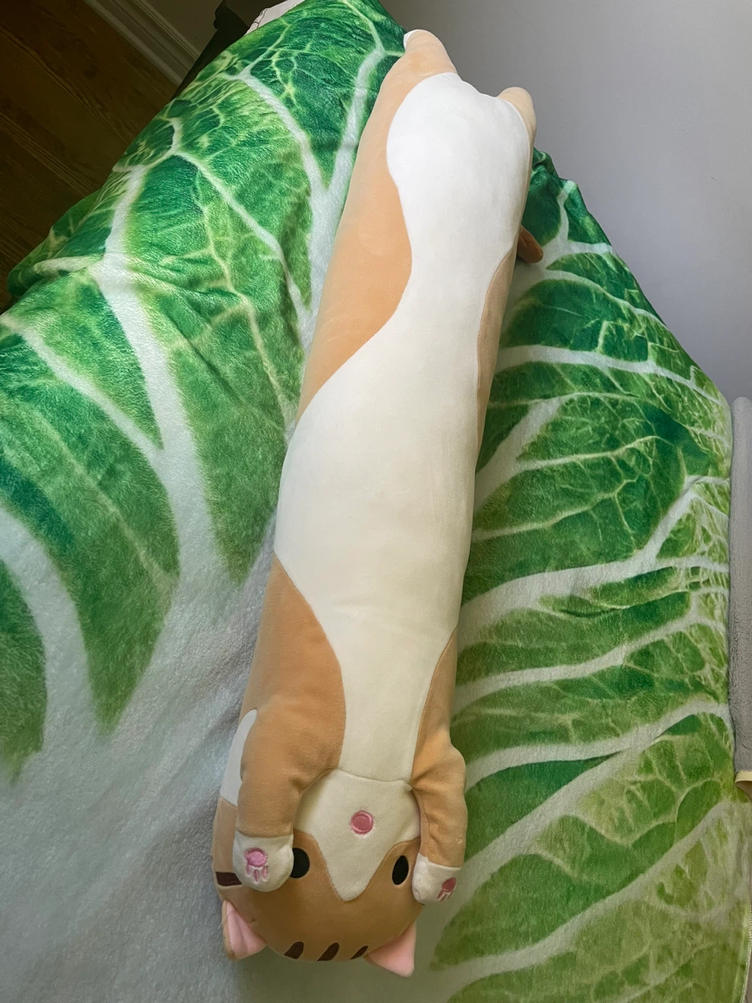 Long Plush Cat Pillow 89cm