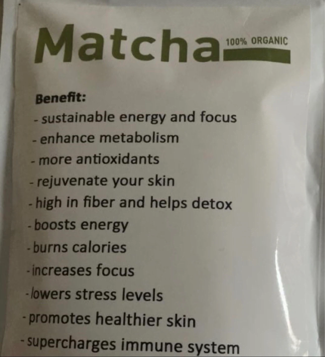 Sippin'sara 100% Organic Matcha Powder - photo 2