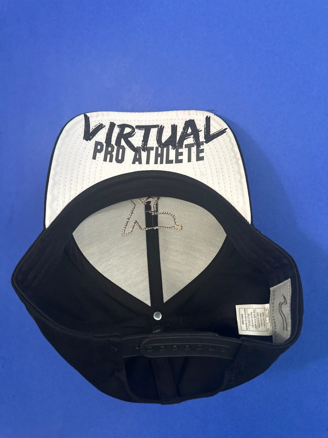 Kewl Team Sports Apparel Virtual Pro Athlete Flat Brim Cap Black - photo 3