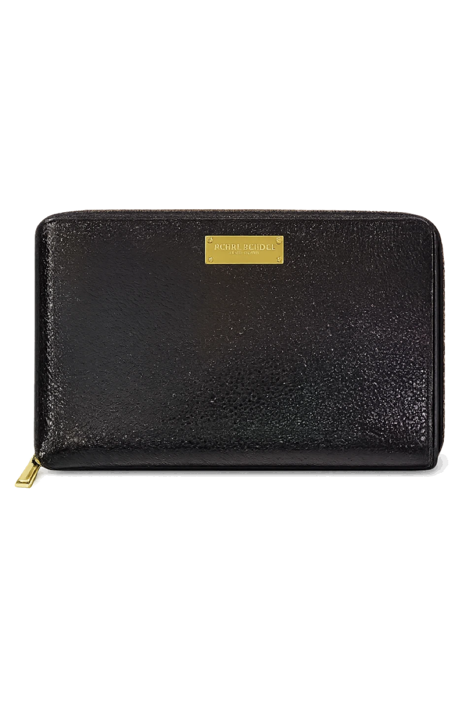 Henri Bendel Black Zip Around Wallet