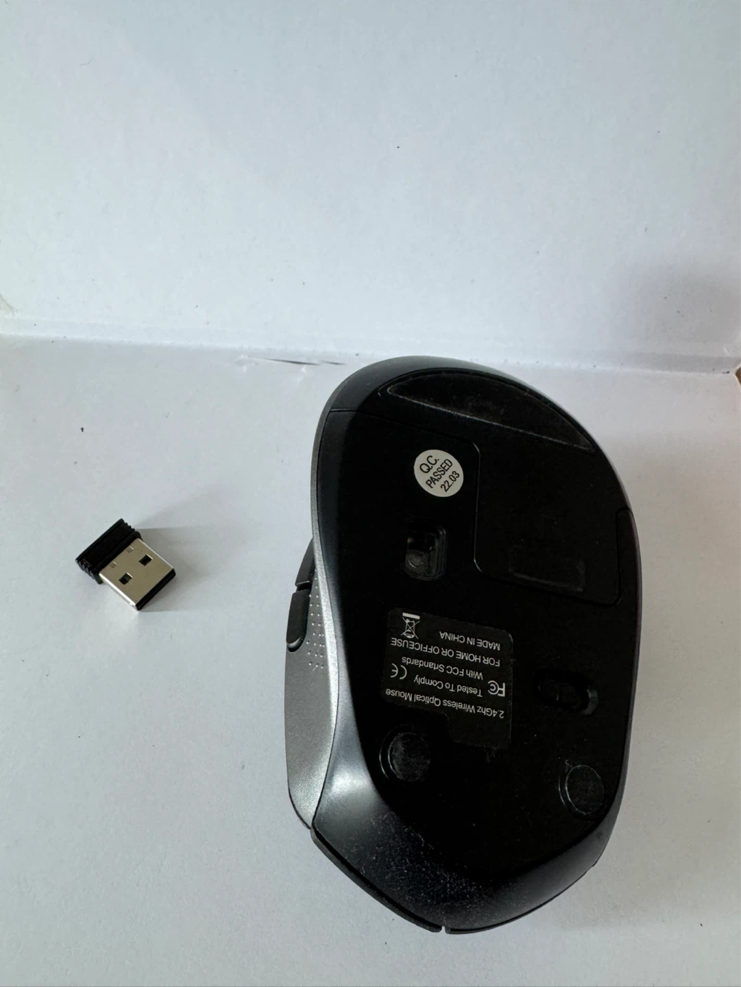 Wireless Optical Mouse with USB Dongle - photo 4