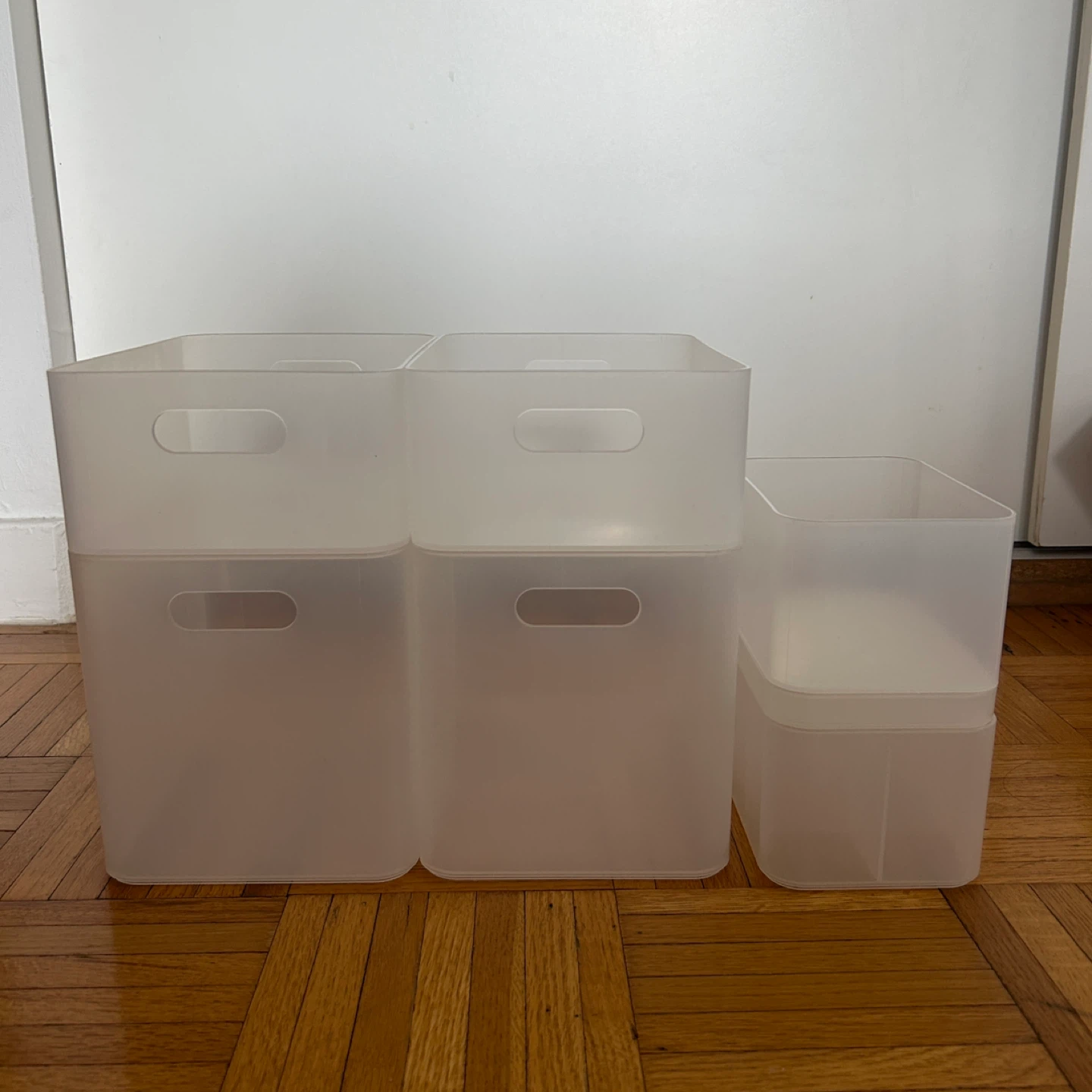 Stackable storage boxes