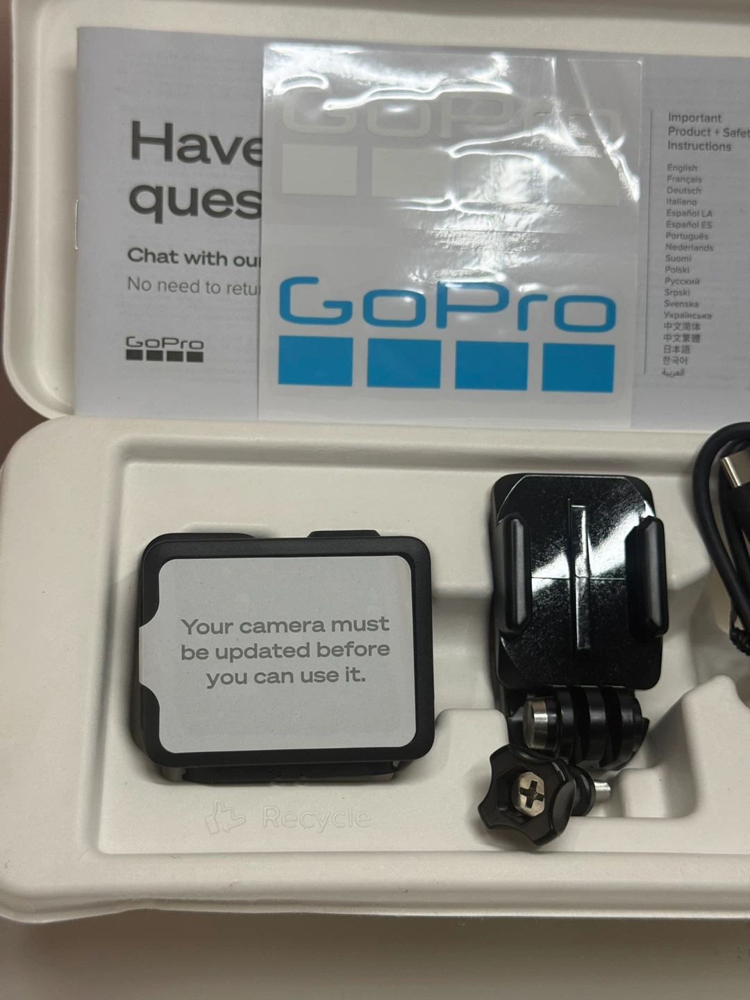 GoPro Action Camera with Mount and USB Cable - photo 2