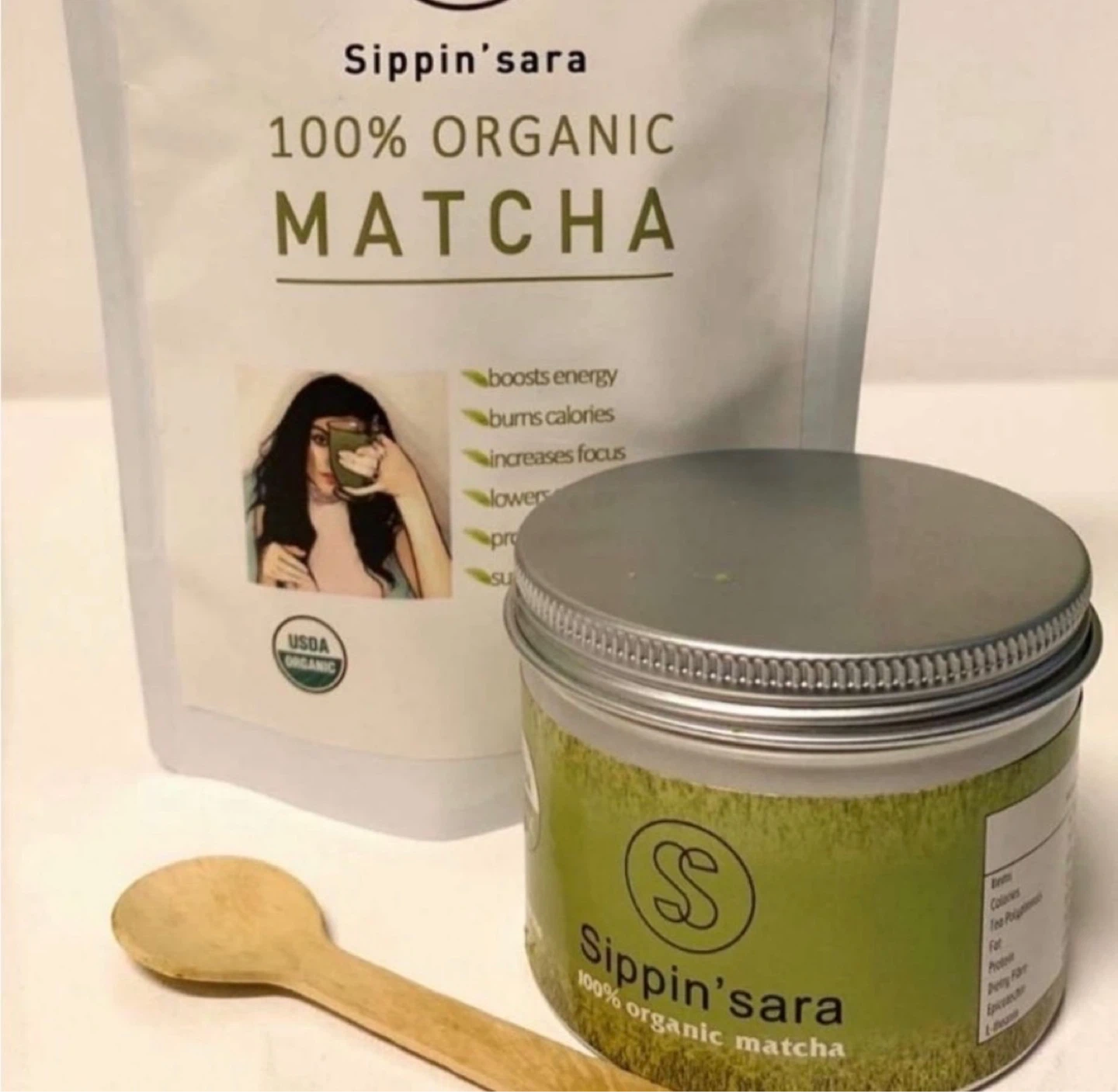 Set of 2 Organic Ceremonial & Culinary grade matcha set (200g)