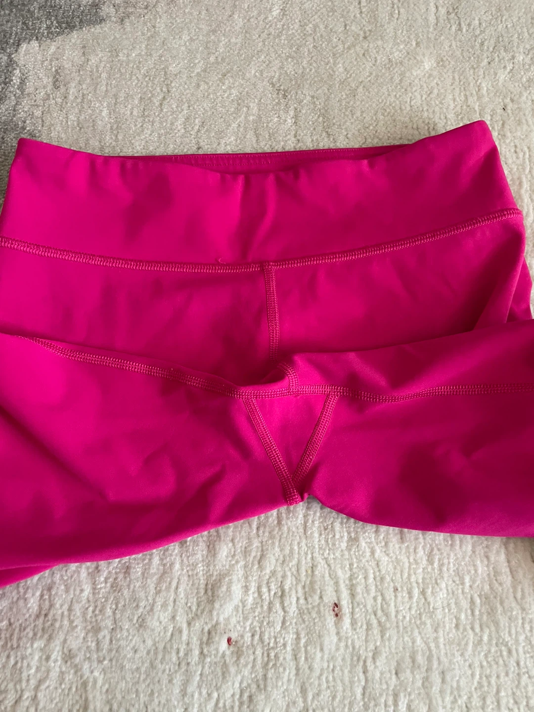 Lululemon Hot Pink Wunder Under Crop Leggings Size 4 - photo 4