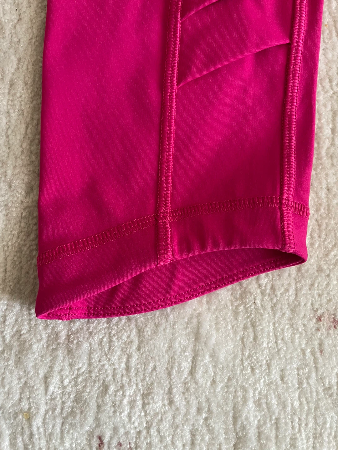 Lululemon Hot Pink Wunder Under Crop Leggings Size 4 - photo 5