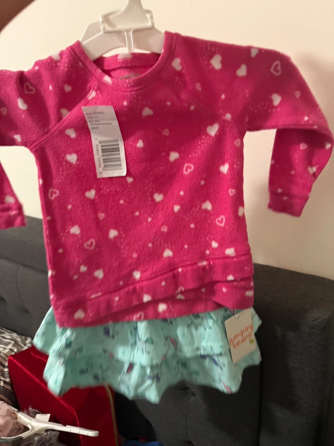 Jumping Beans 2-Piece Unicorn Outfit Set