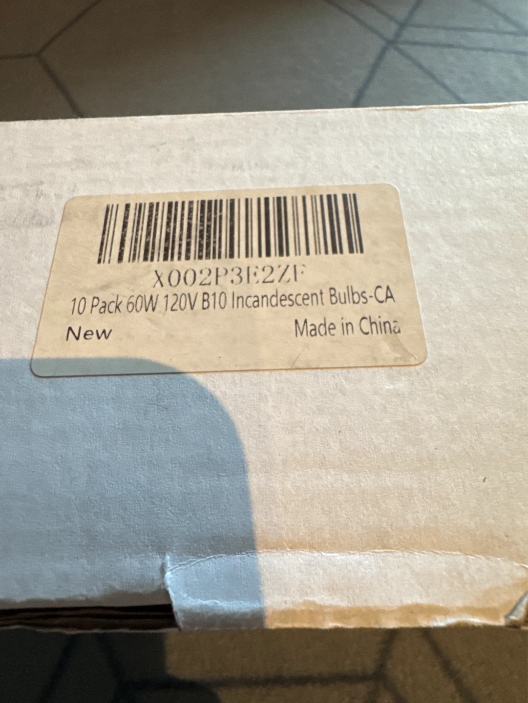 HARAQI 10 Pack 60W 120V B10 Incandescent Light Bulbs - photo 2