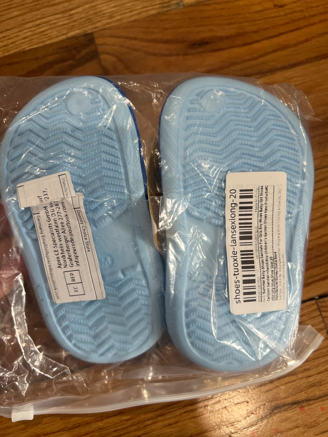 Blue Pilot Theme Clog Sandals - Size 20 - photo 3