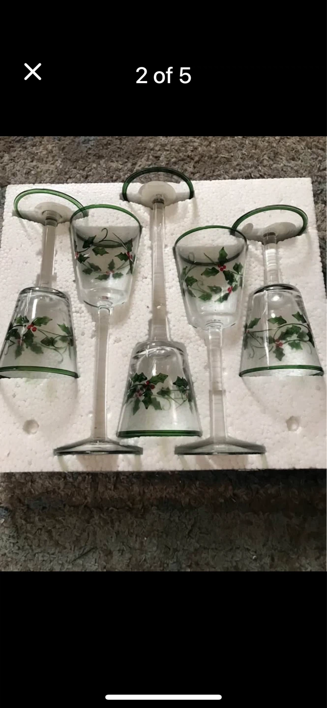 Christmas glasses
