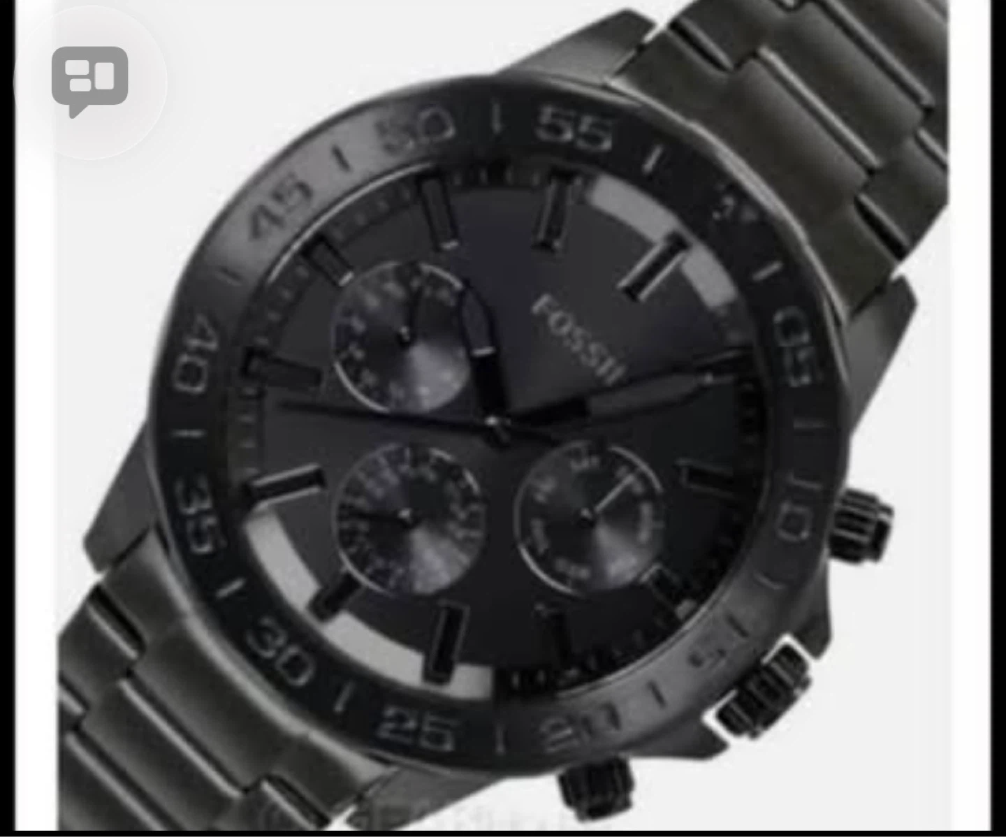 Fossil Bannon Multifunction Black Stainless Steel Watch