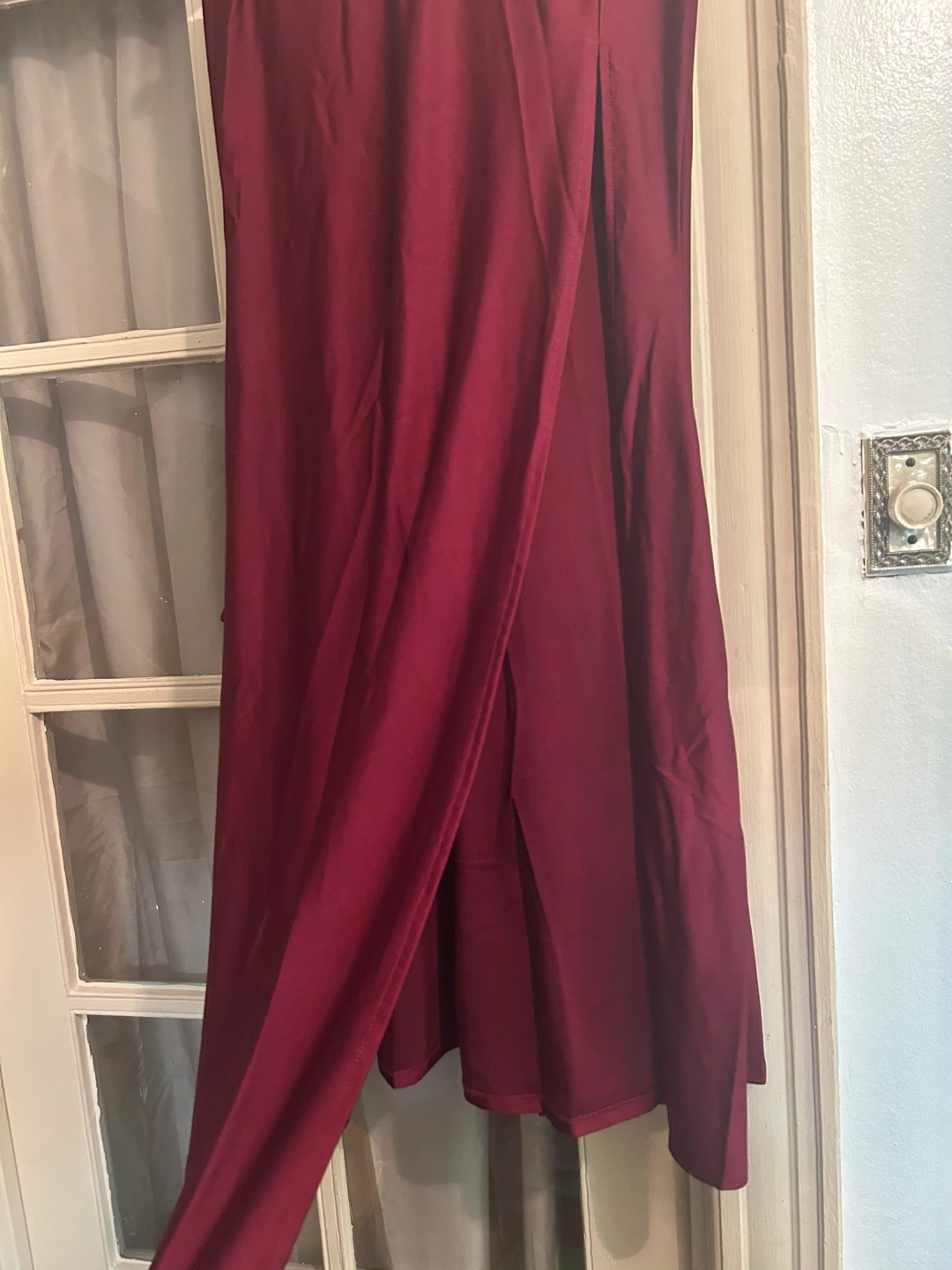 Fashion Nova Gabriette Maxi Dress Burgundy Size M - photo 3