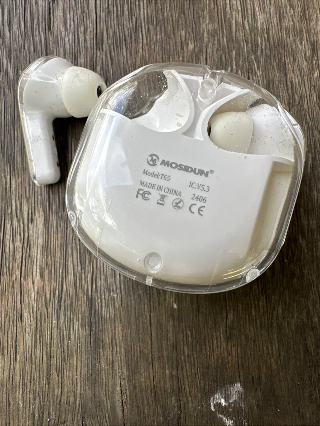 MOSIDUN T65 Wireless Earbuds White