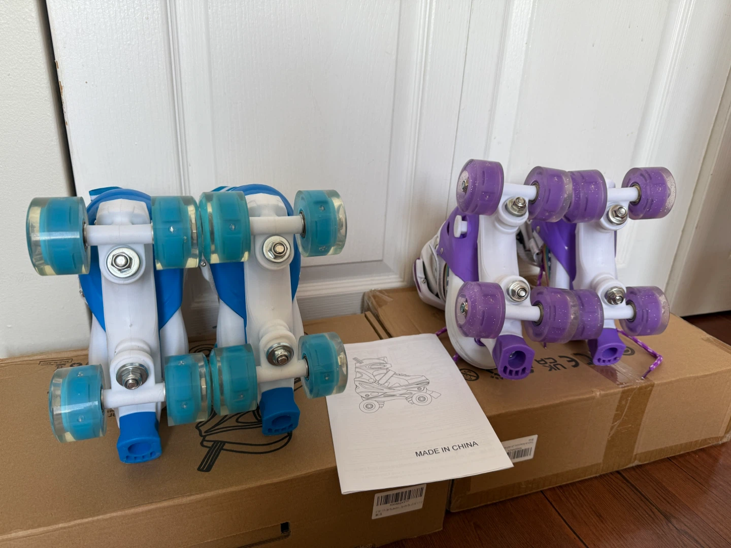 Kids' Roller Skates - Purple, Small - photo 2