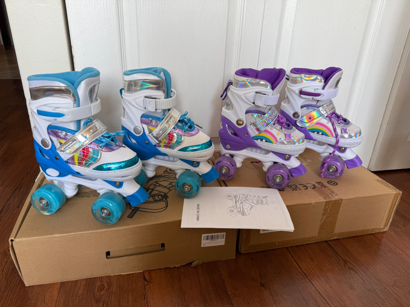 Kids' Roller Skates - Purple, Small