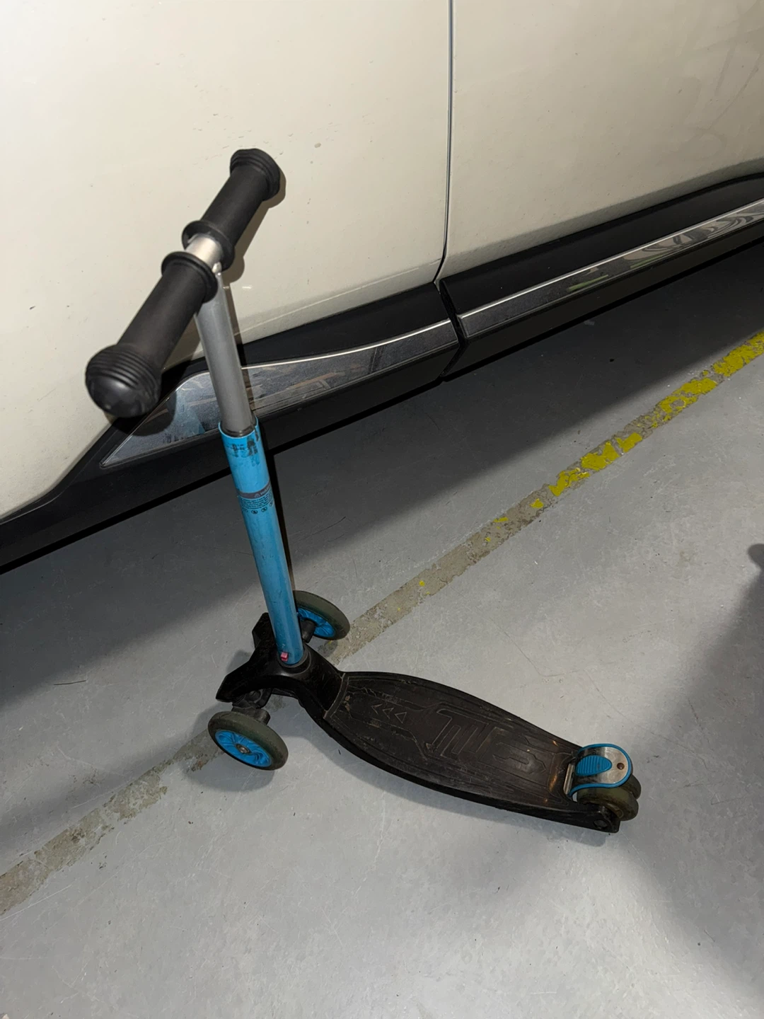 Blue 3-Wheel Scooter