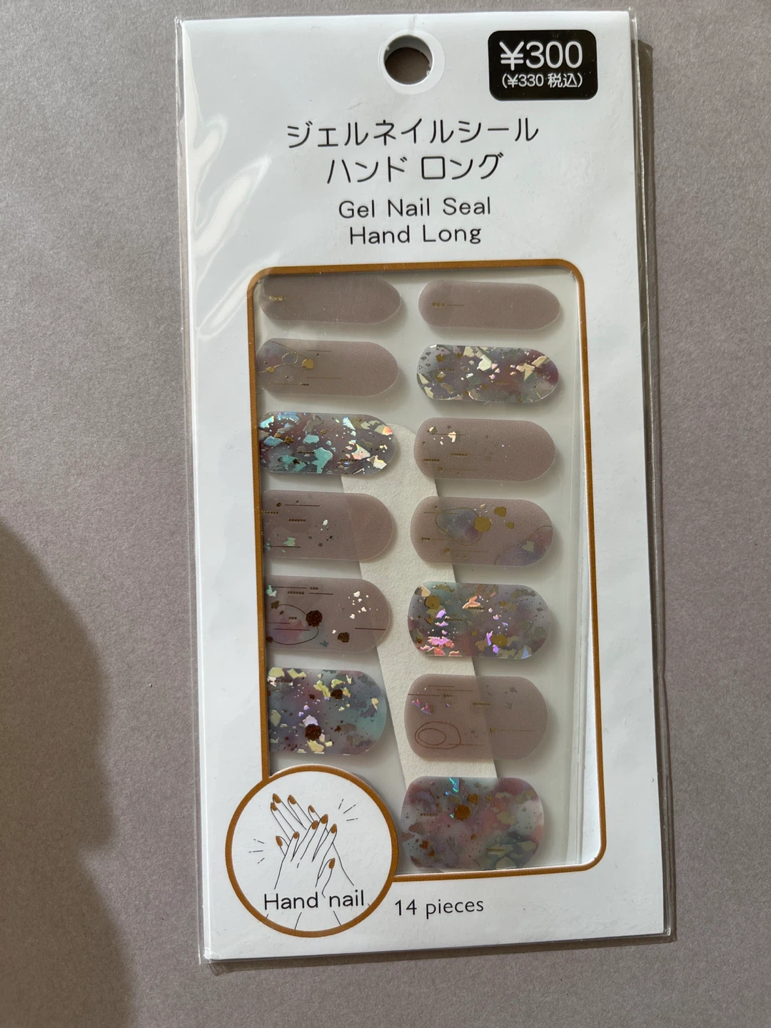 Brand new Japan Gel Nail Sticker for Long hand