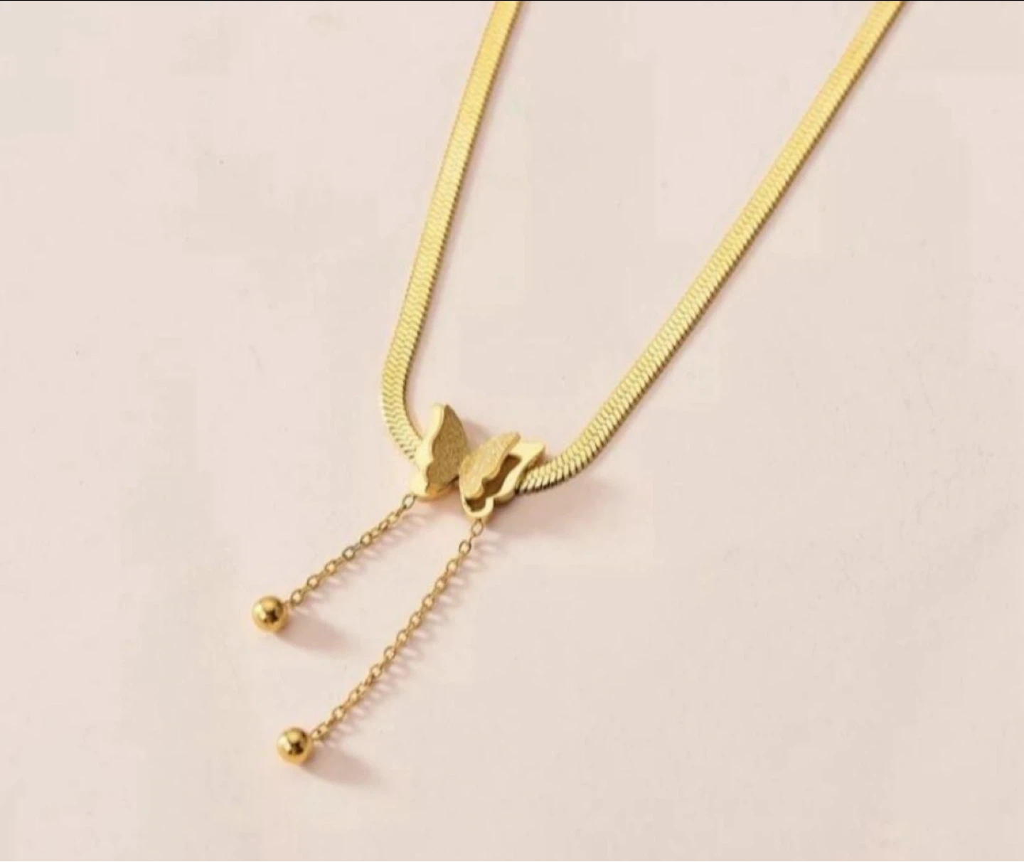 *big sale*The Golden Butterfly Necklace - photo 3