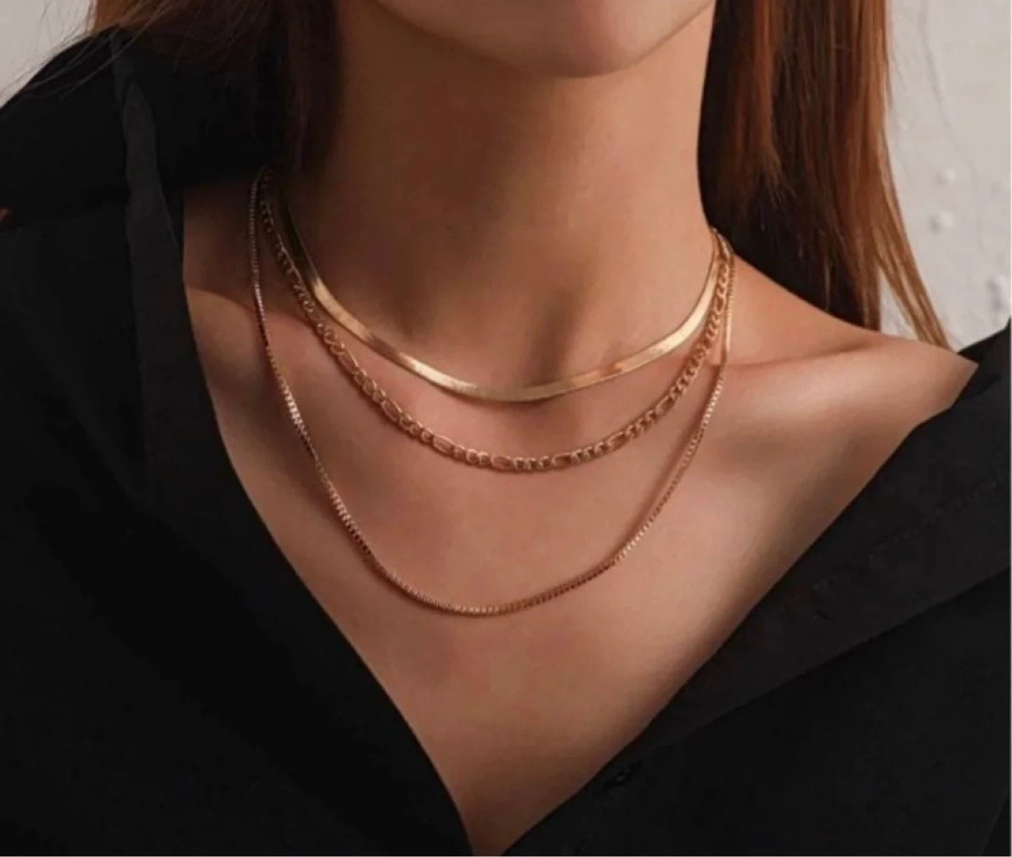 SALE* Gold Layered Choker Necklace