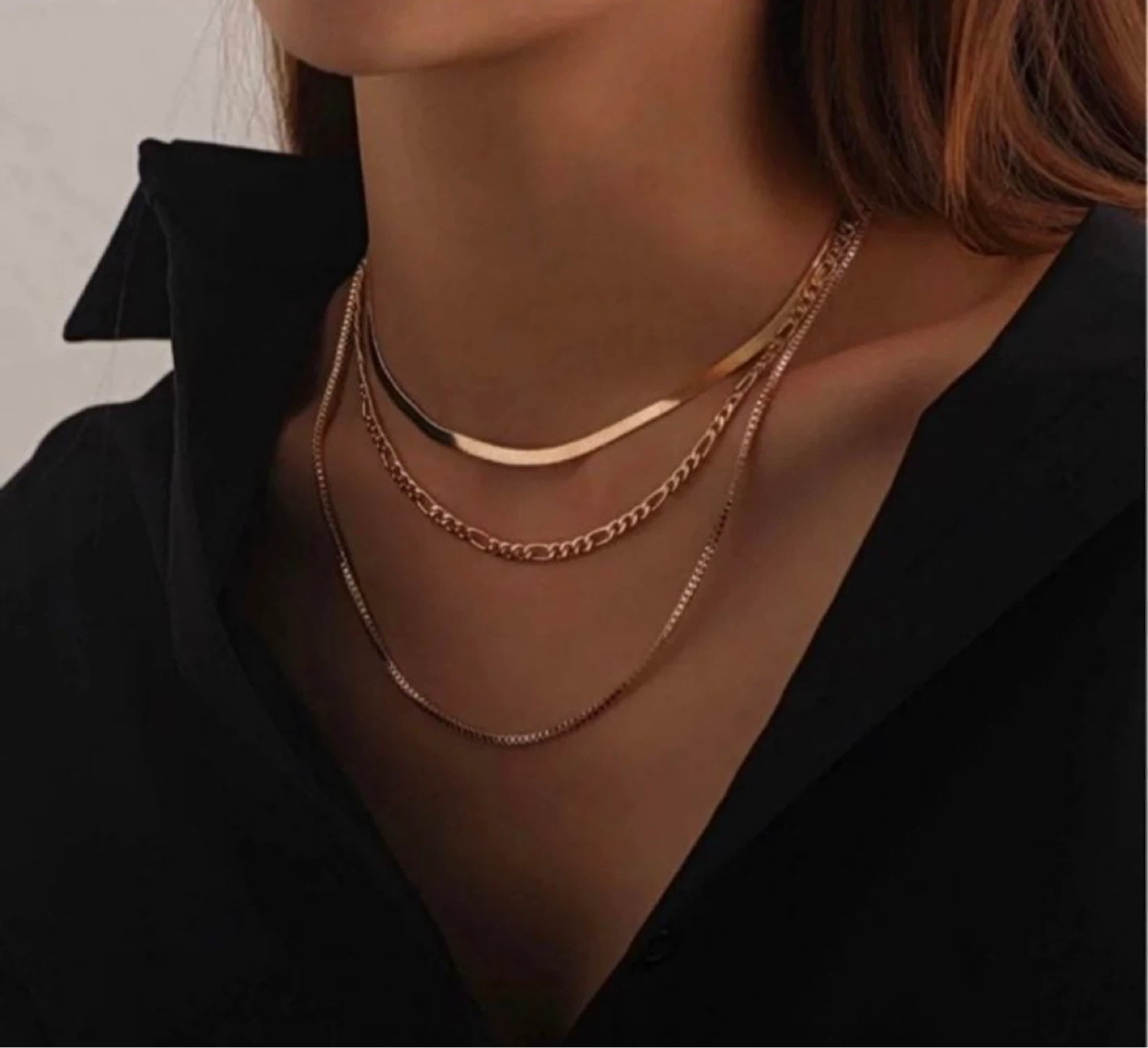 SALE* Gold Layered Choker Necklace - photo 2