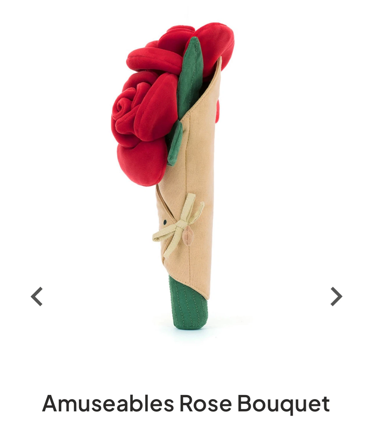 Jellycat Amuseables Rose Bouquet Plush Toy - photo 3