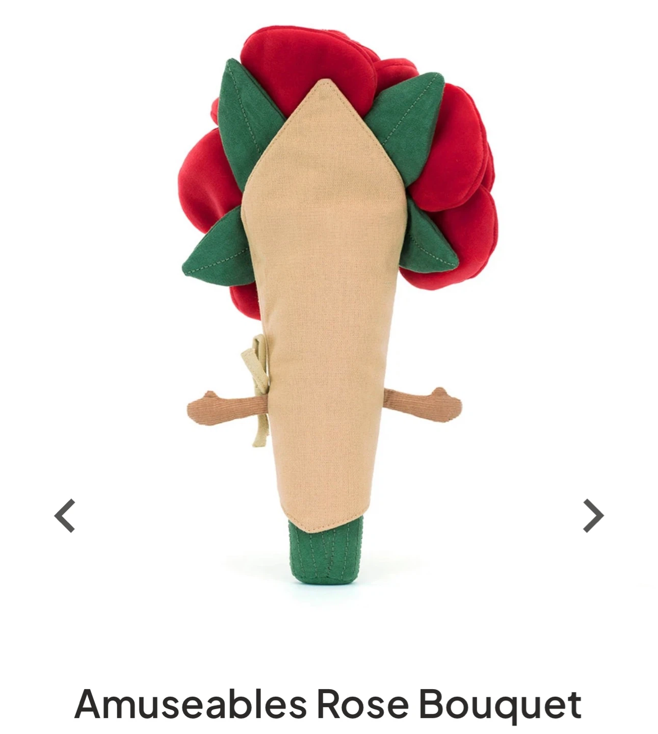 Jellycat Amuseables Rose Bouquet Plush Toy - photo 4