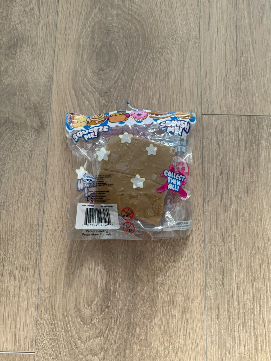Taba Squishies "Mush Me" Caramel Square Toy - photo 2