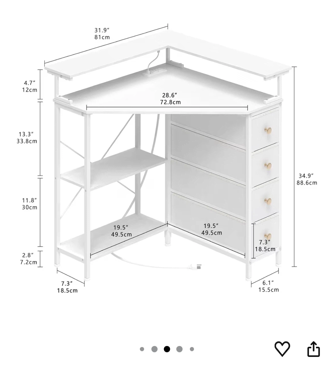 VENNQD Corner Desk (brand new) - photo 2
