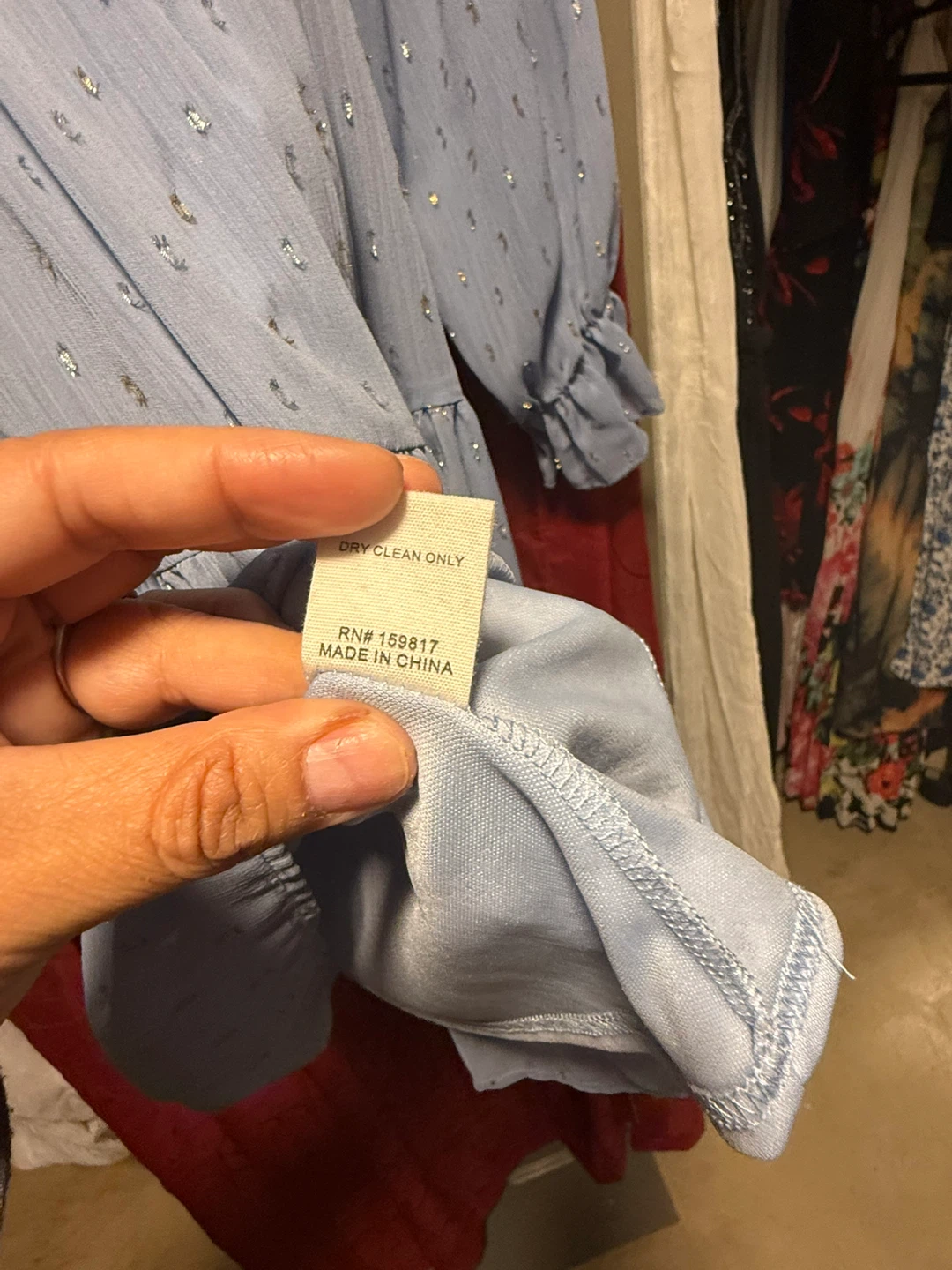 Attard State Light Blue Smocked Tiered Dress - photo 5