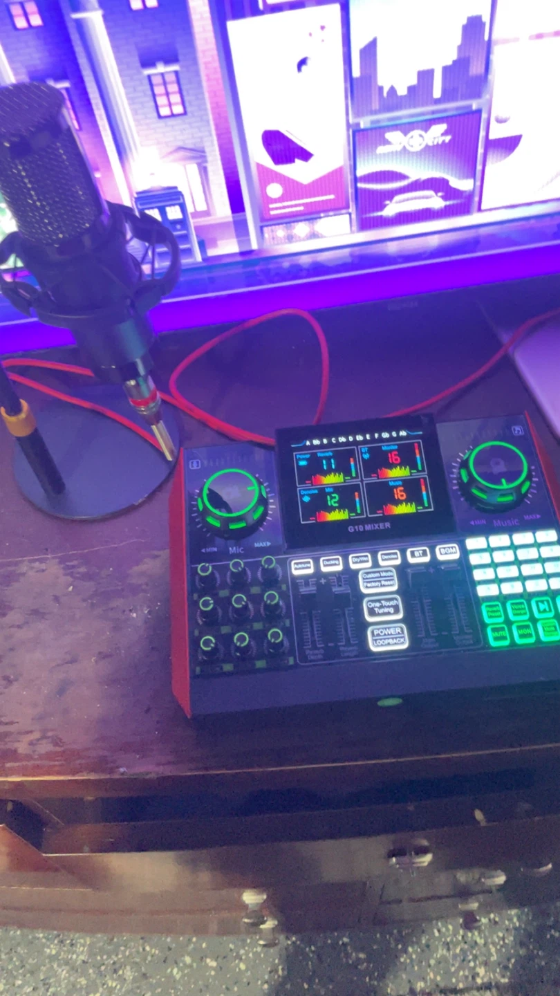 G10 tenlamp Audio Mixer with Microphone - photo 4