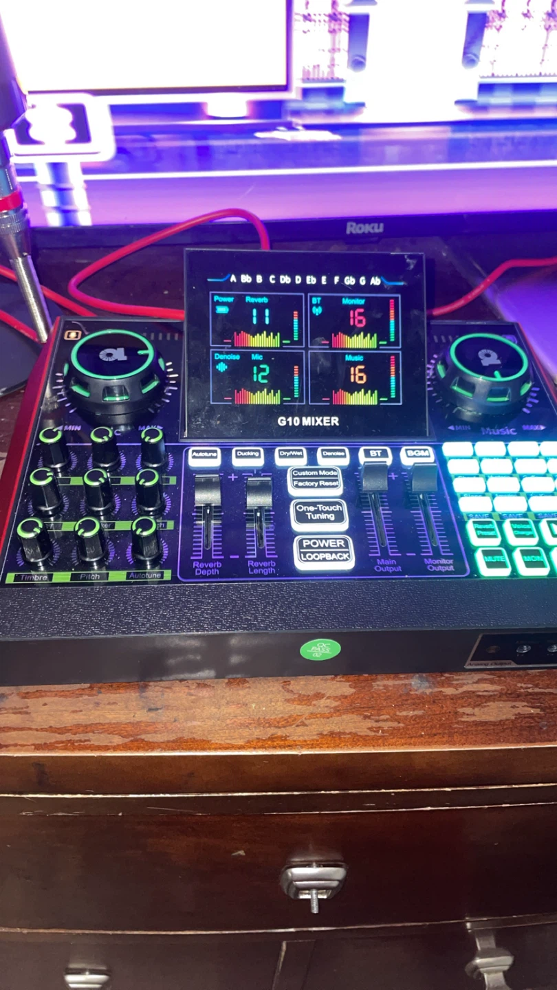 G10 tenlamp Audio Mixer with Microphone - photo 3