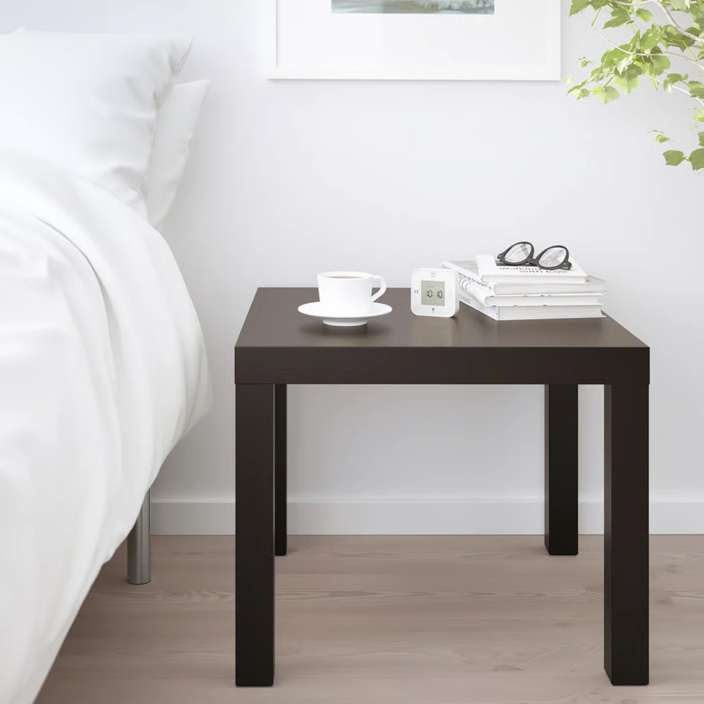 IKEA Black Square Side Table