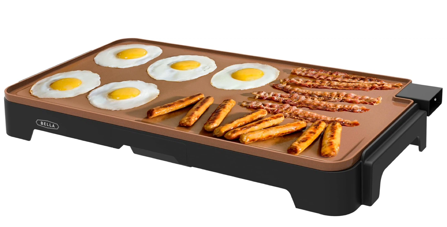 BELLA 10.5" x 20" Ceramic Extra Large Griddle - photo 4
