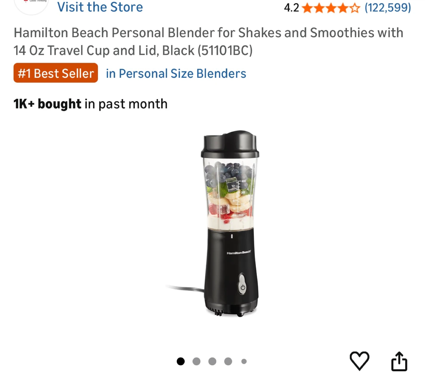 Hamilton Beach Personal Blender - photo 4