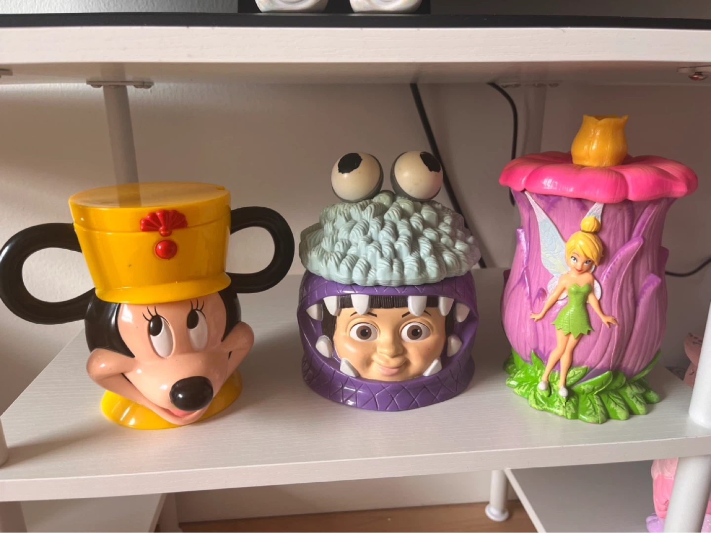 Disney On Ice Character Cups - Minnie Mouse, Boo, Tinkerbell