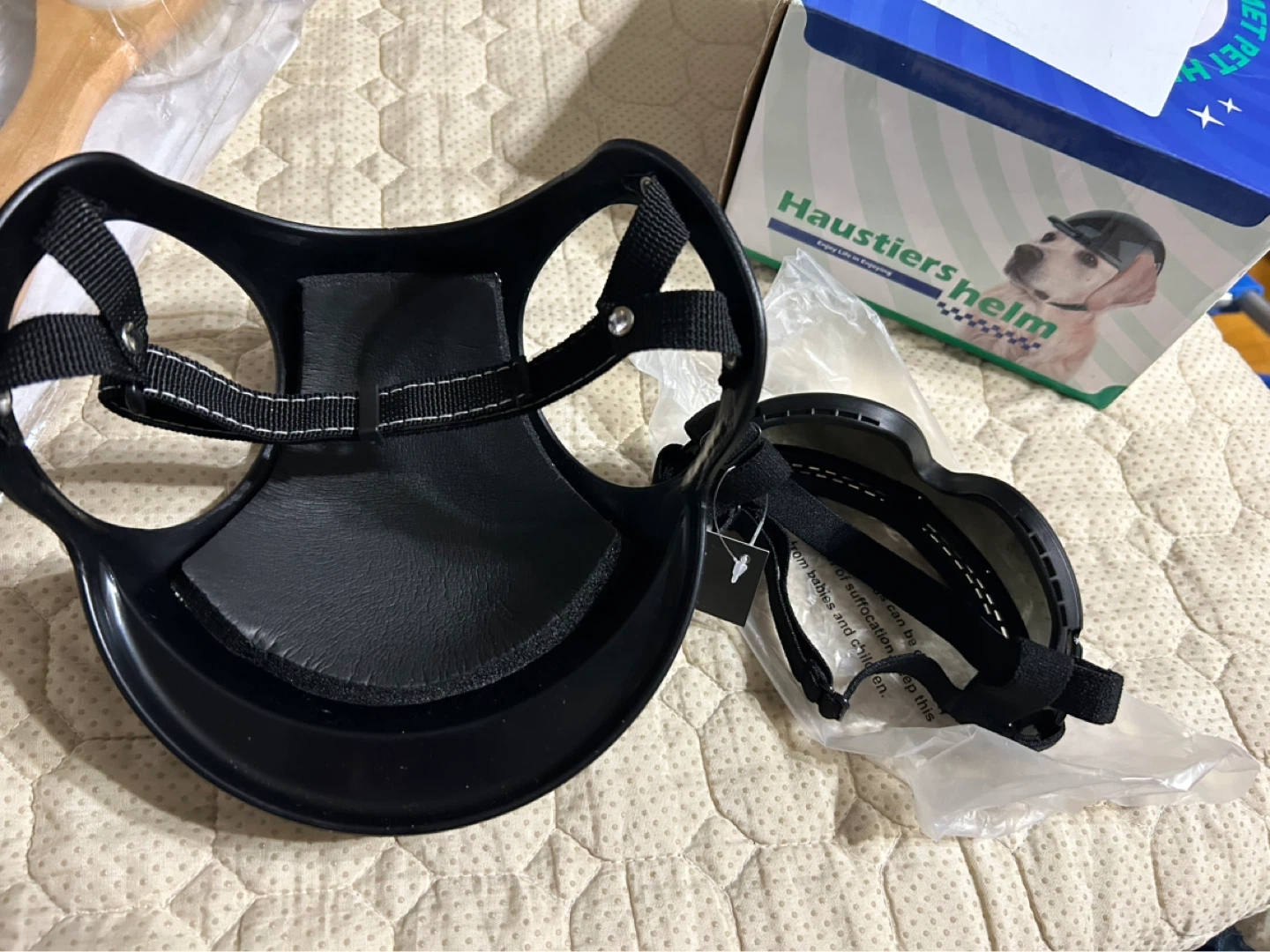 SlowTon Dog Helmet and Goggles Set - Large - photo 3