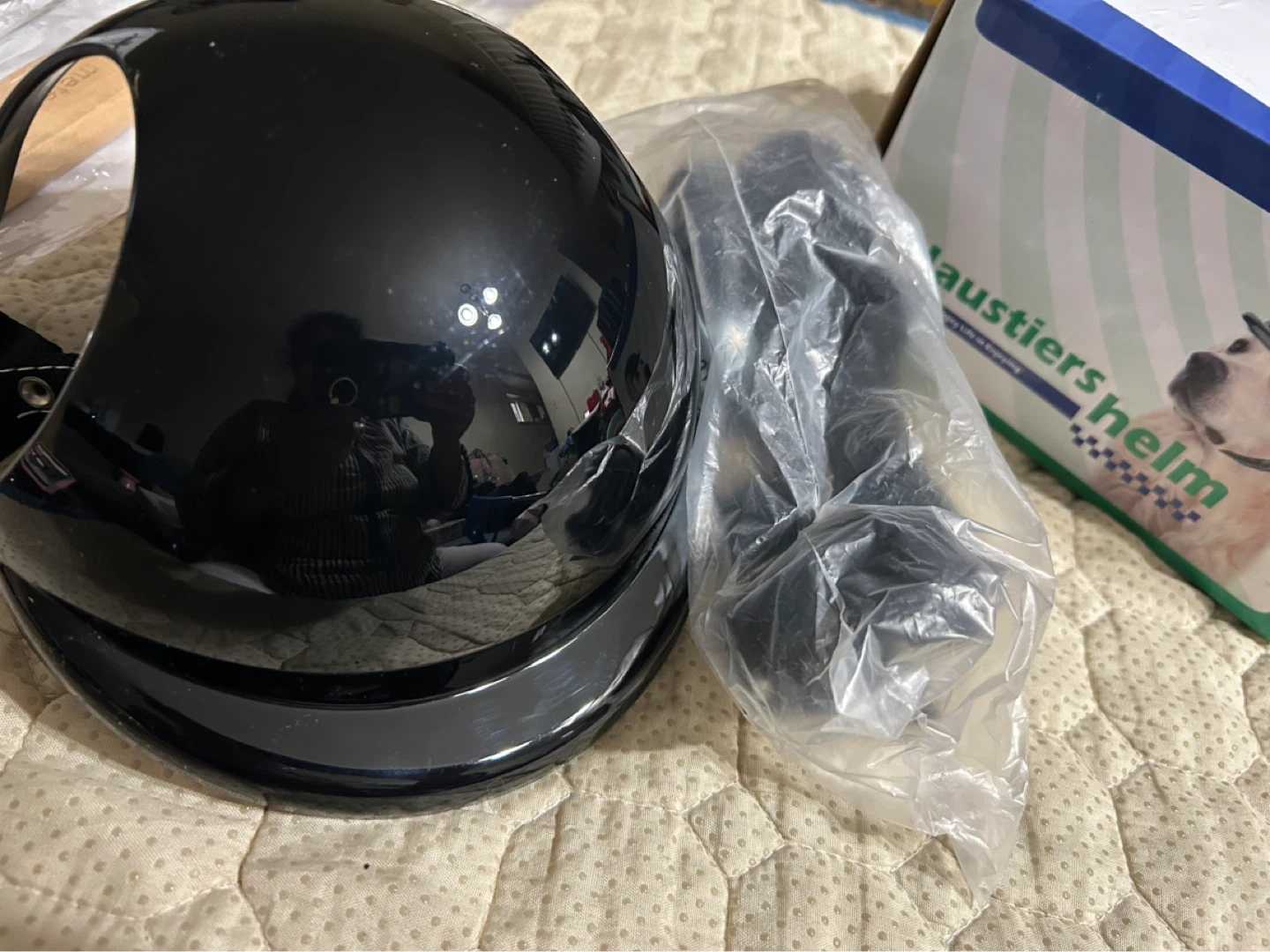 SlowTon Dog Helmet and Goggles Set - Large - photo 5