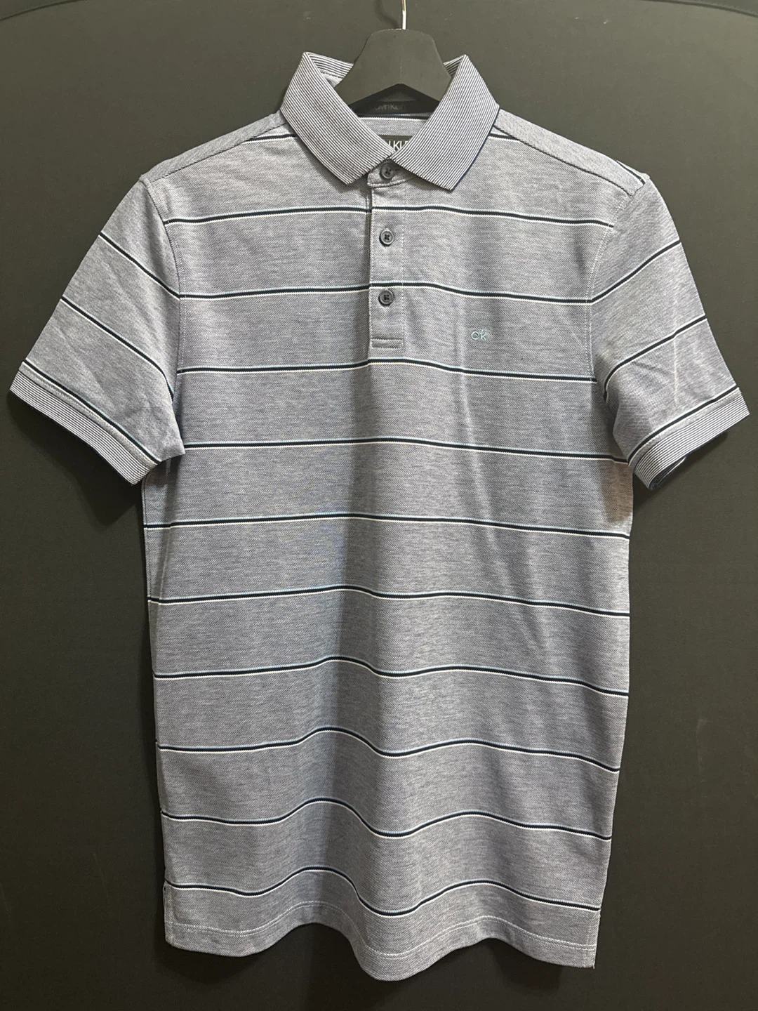 Calvin Klein Youth Striped Polo Shirt XS