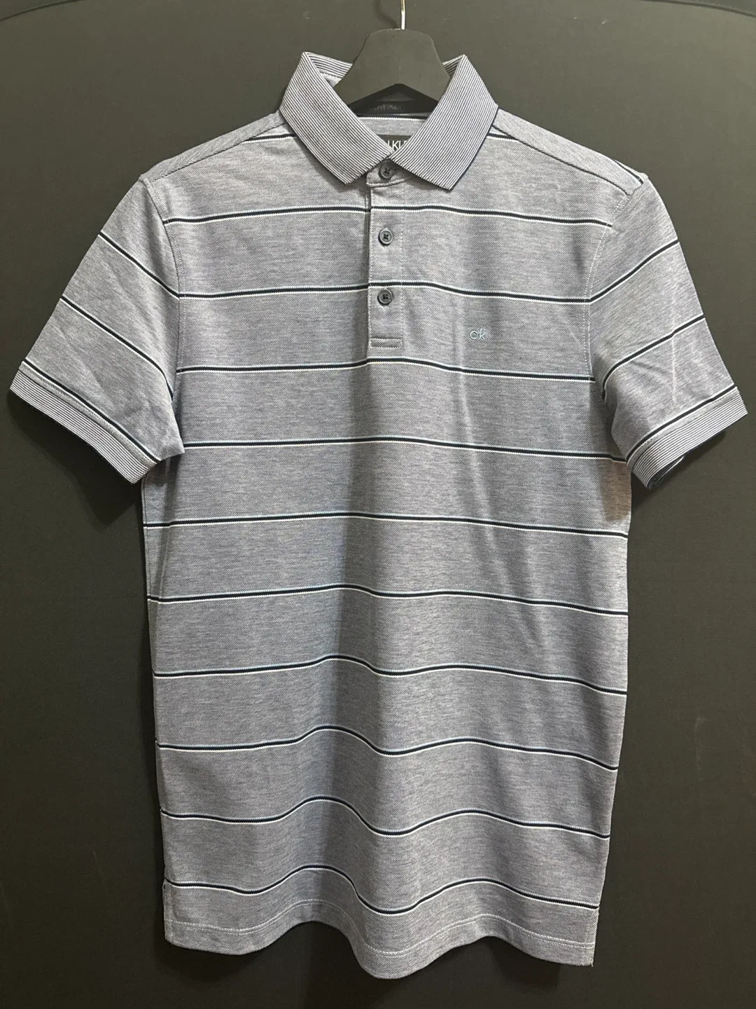 Calvin Klein Youth Striped Polo Shirt XS