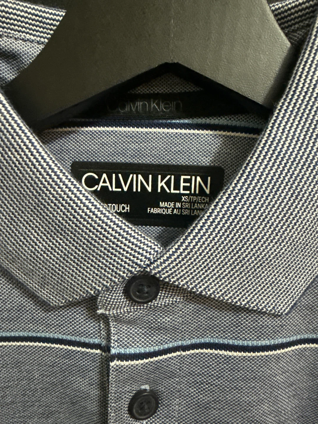 Calvin Klein Youth Striped Polo Shirt XS - photo 3