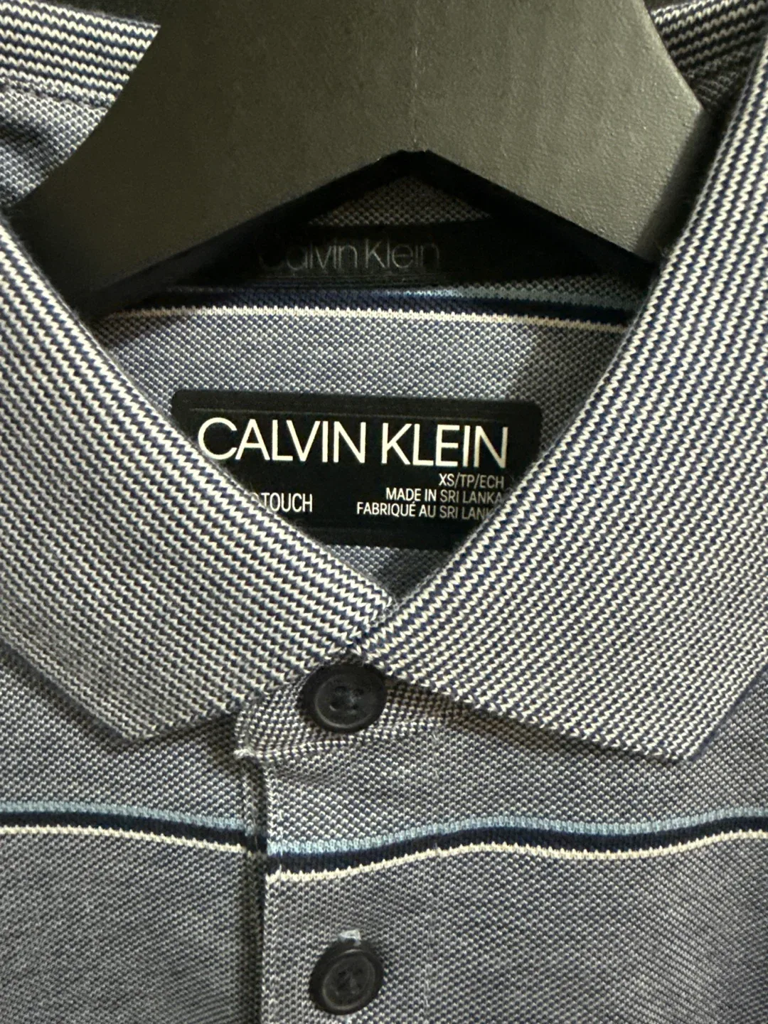 Calvin Klein Youth Striped Polo Shirt XS - photo 3