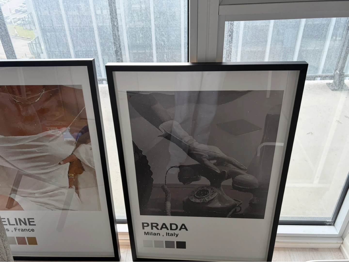 Prada and Celine Framed Prints Set - photo 3