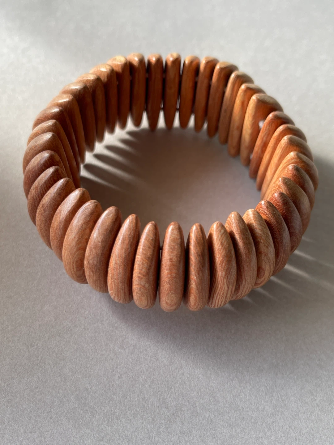 Wooden Beaded Stretch Bracelet