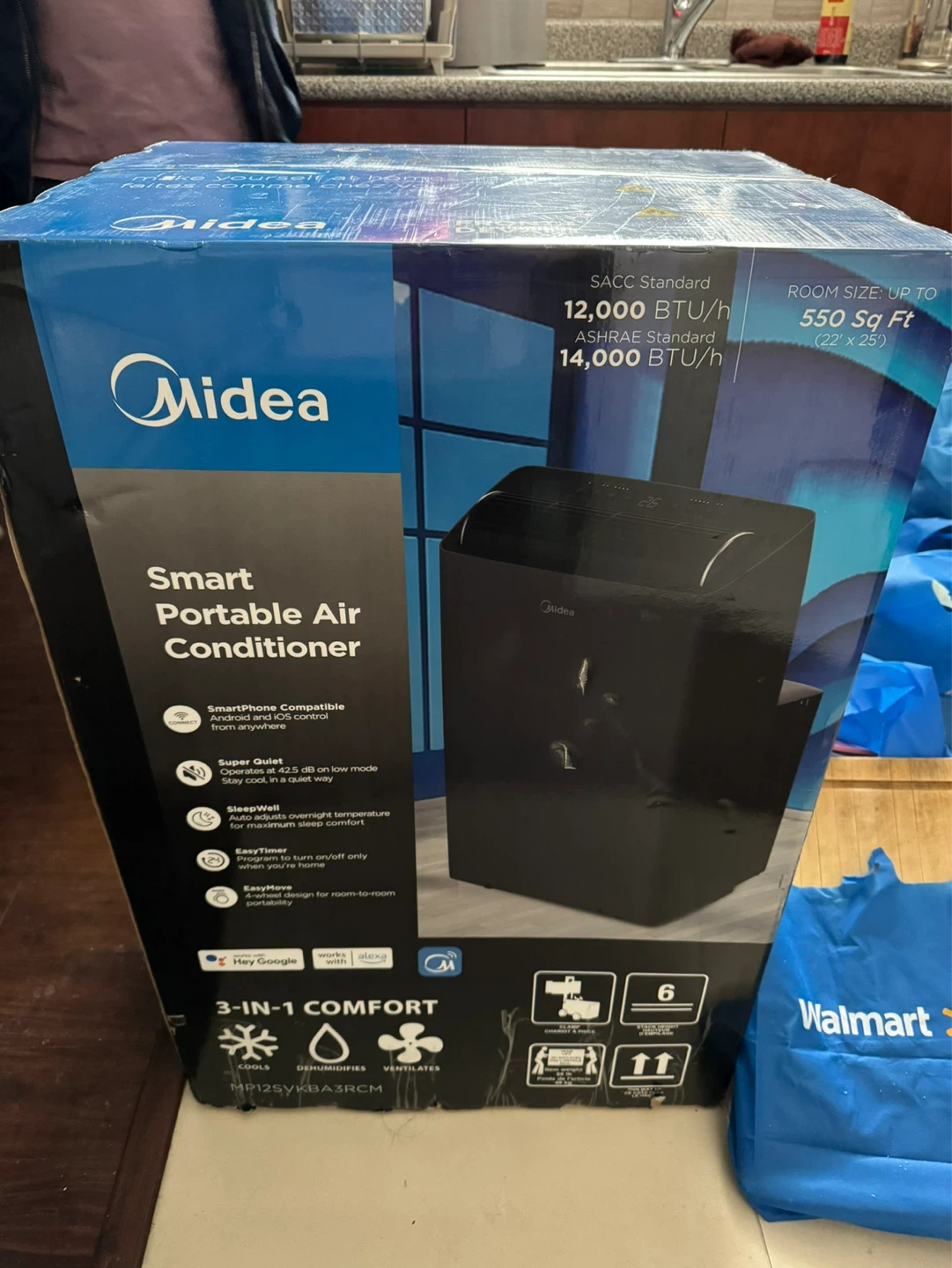 Midea Smart Portable Air Conditioner - 12,000 BTU/h