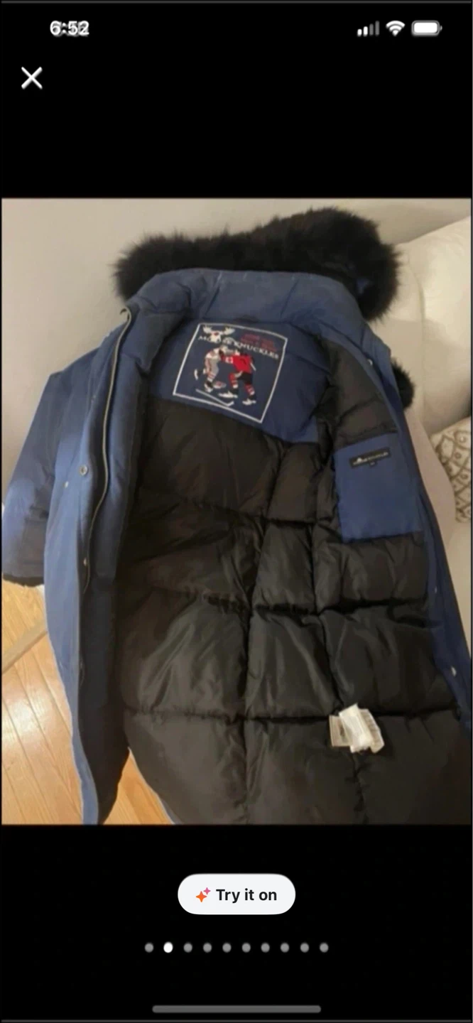 Moose Knuckles Blue Stirling Parka - Size M - photo 2
